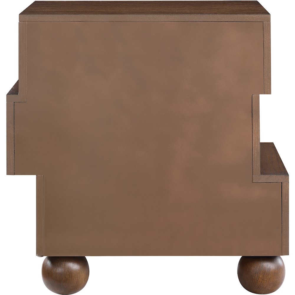 Askew Brown Night Stand. Picture 5