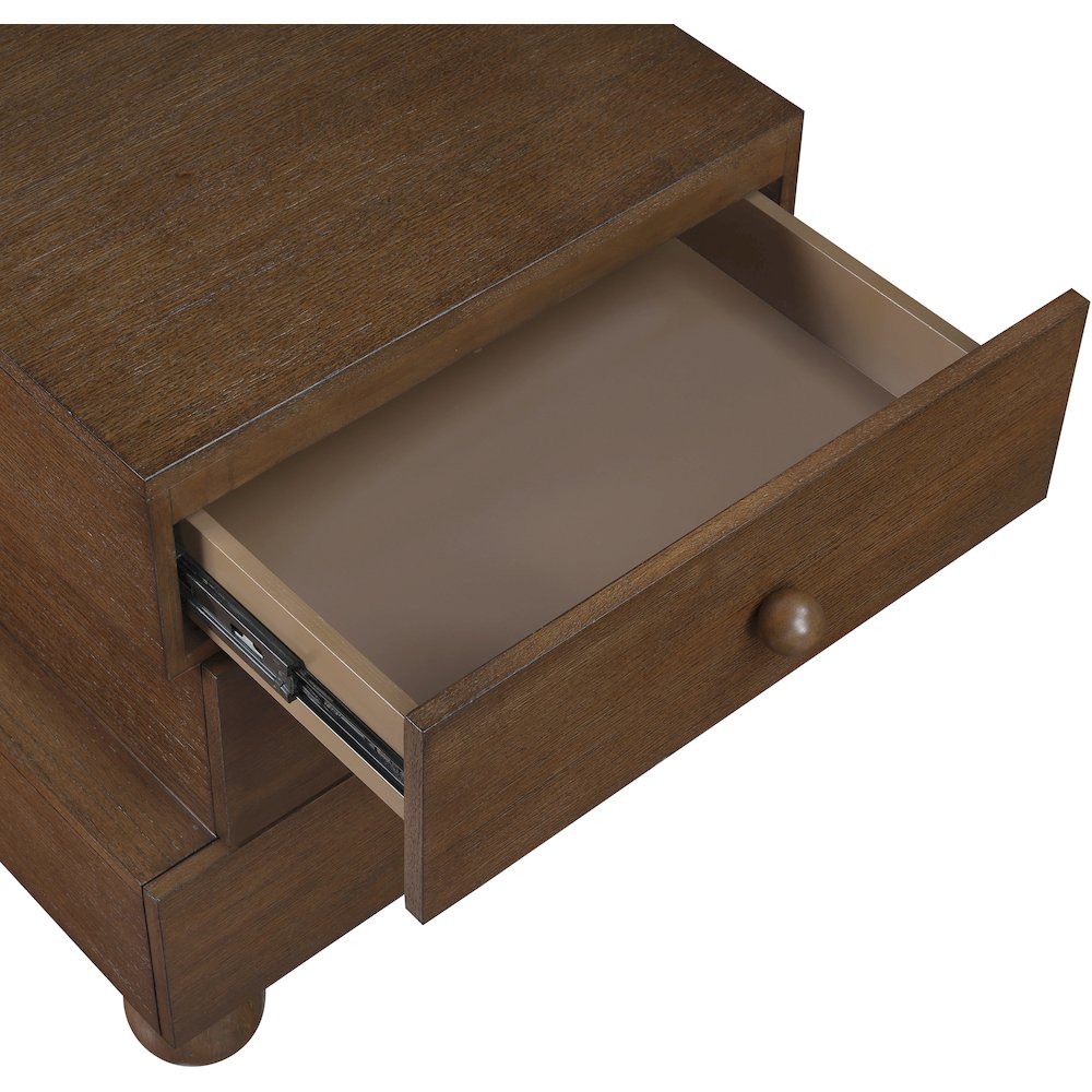 Askew Brown Night Stand. Picture 7