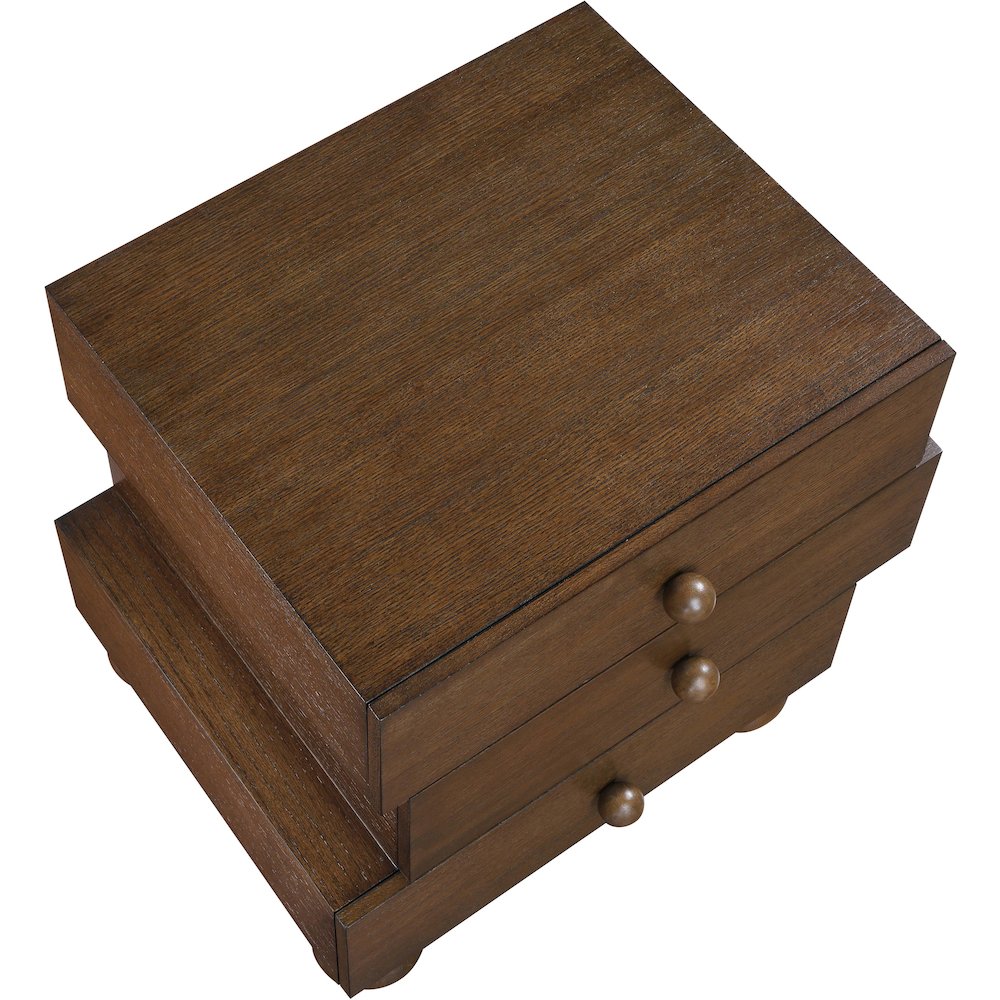 Askew Brown Night Stand. Picture 8