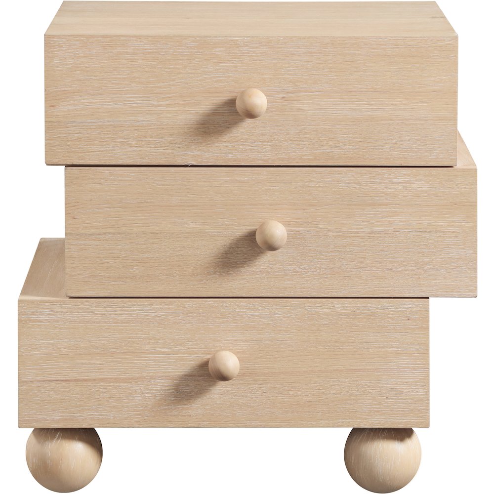 Askew Natural Night Stand. Picture 3
