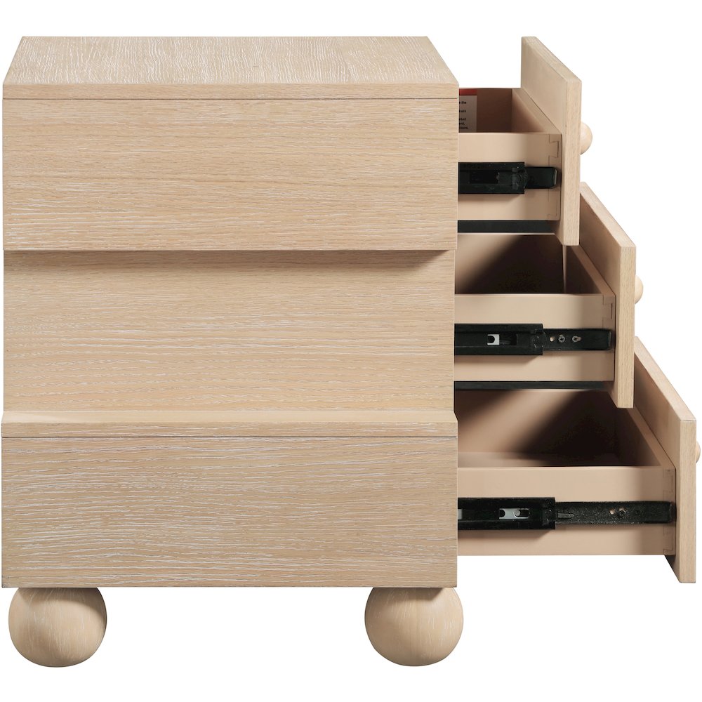 Askew Natural Night Stand. Picture 6