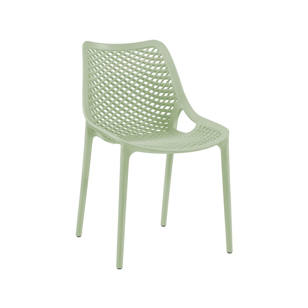 Mykonos Mint Outdoor Patio Dining Chair, Set of 4. Picture 1