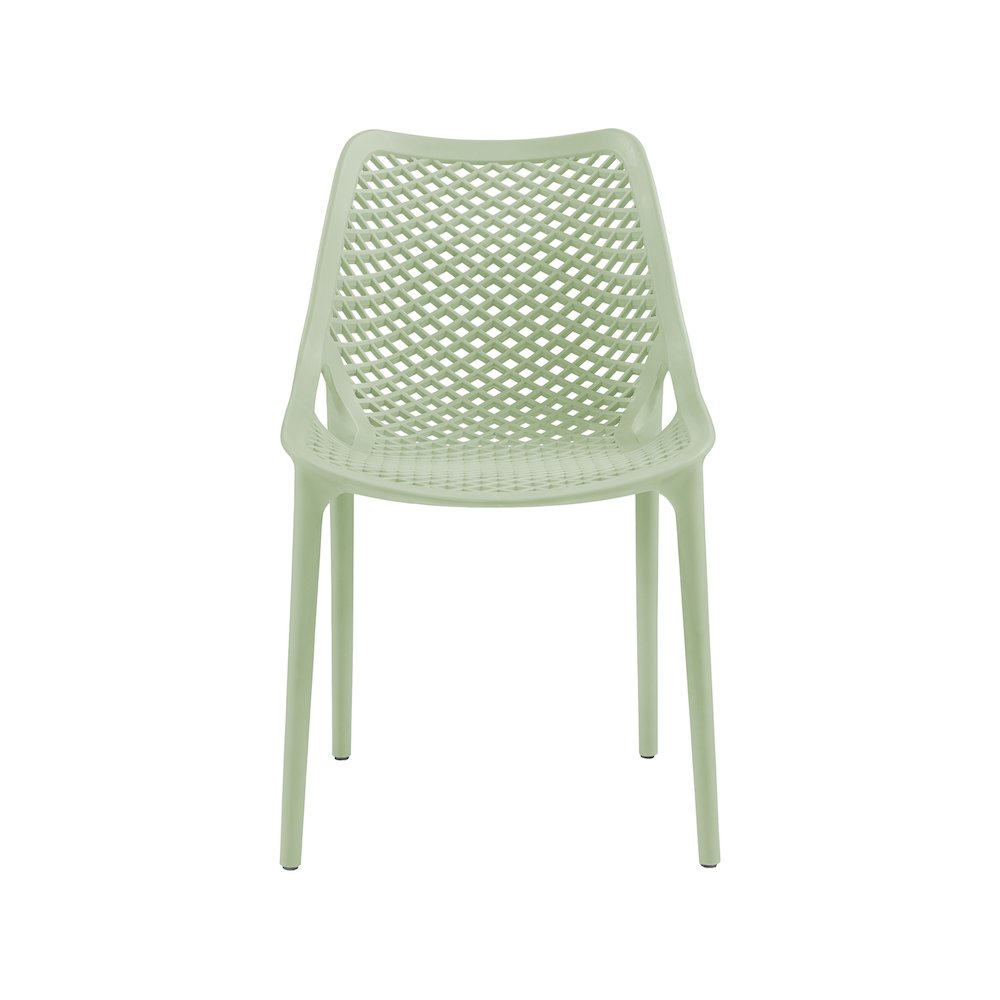 Mykonos Mint Outdoor Patio Dining Chair, Set of 4. Picture 4