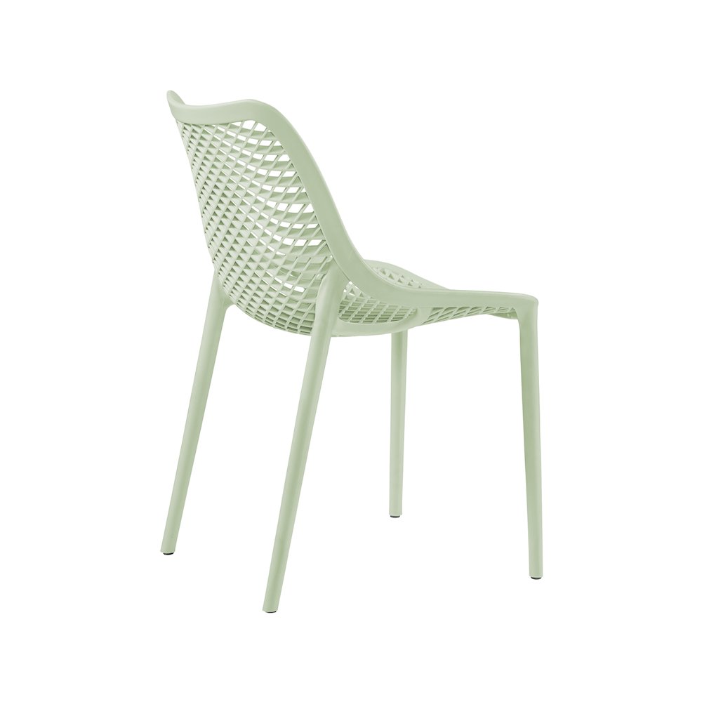 Mykonos Mint Outdoor Patio Dining Chair, Set of 4. Picture 6