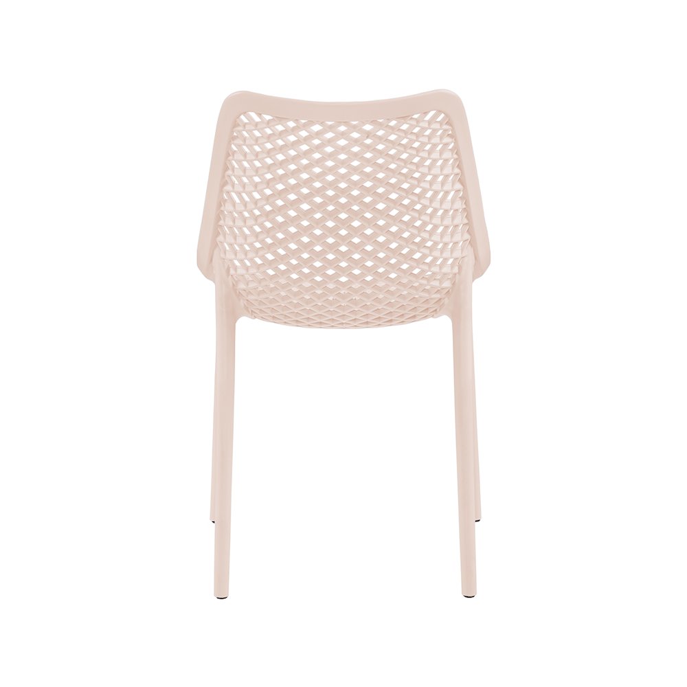 Mykonos Pink Outdoor Patio Dining Chair, Set of 4. Picture 3