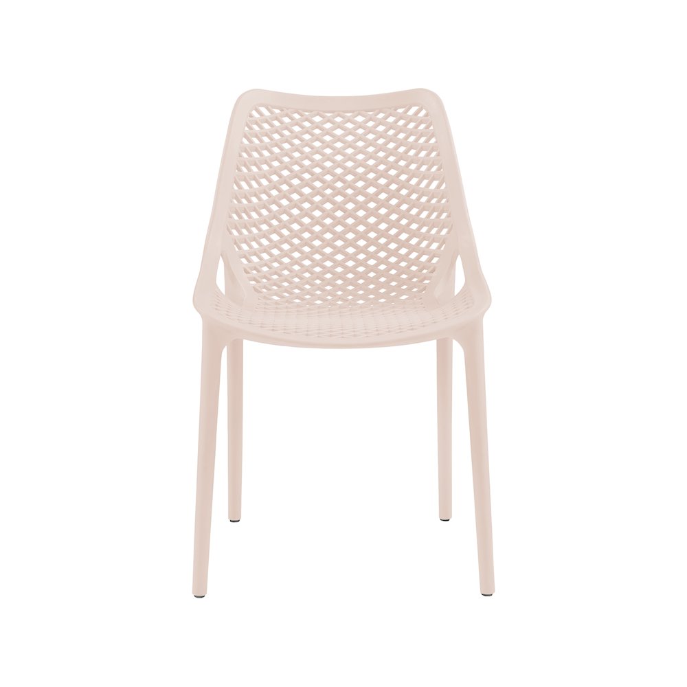 Mykonos Pink Outdoor Patio Dining Chair, Set of 4. Picture 4
