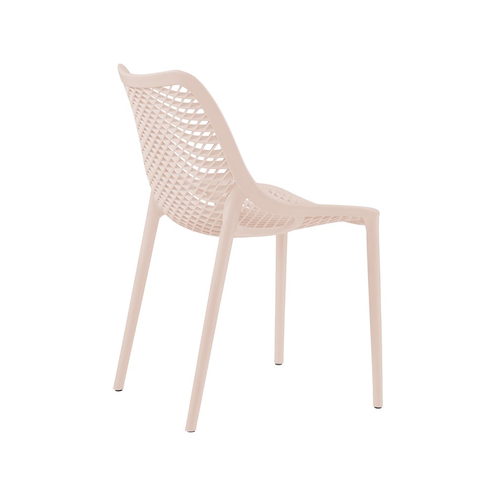Mykonos Pink Outdoor Patio Dining Chair, Set of 4. Picture 6