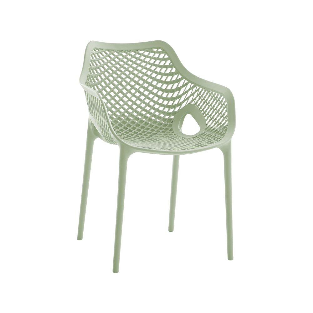 Mykonos Mint Outdoor Patio Dining Chair, Set of 4. Picture 1