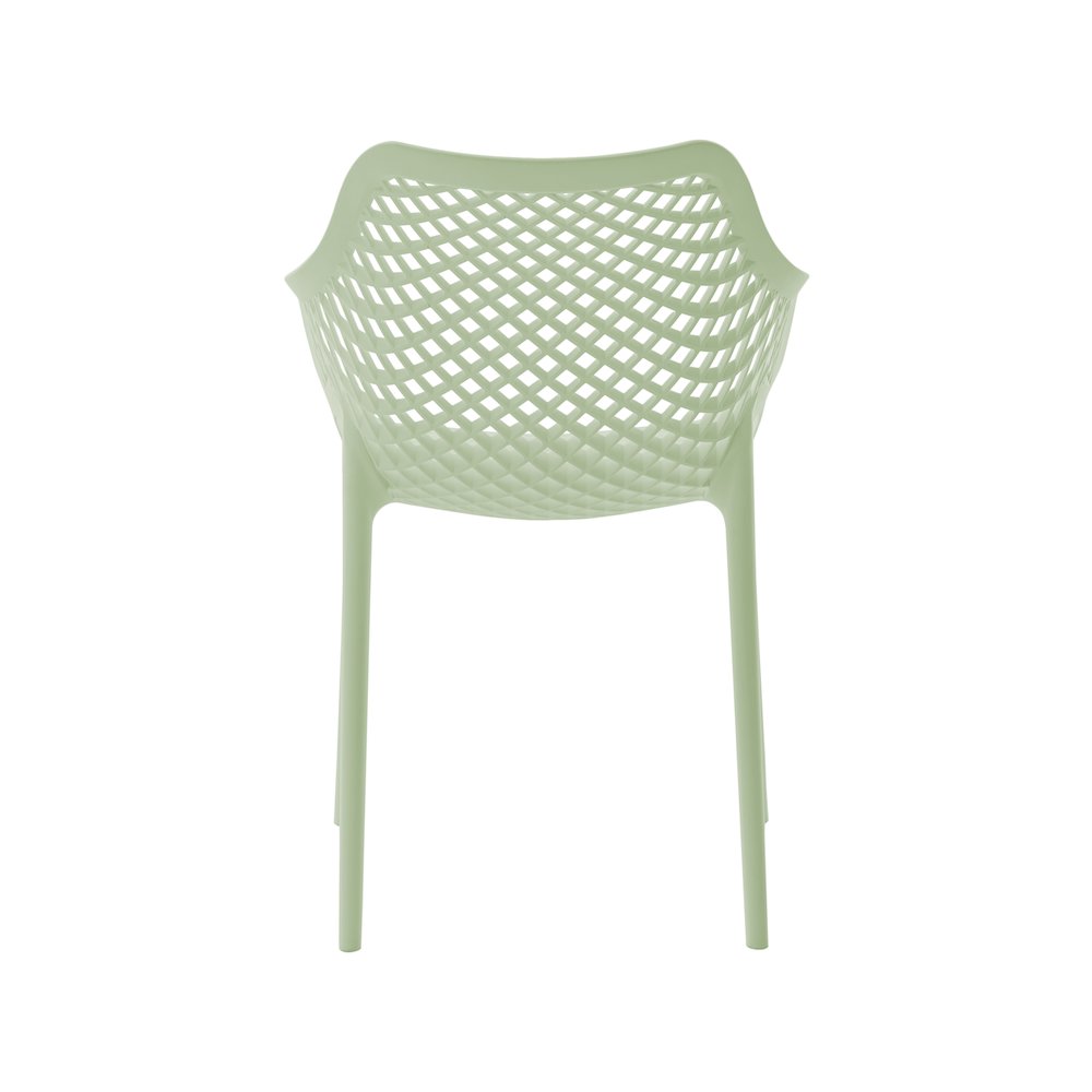 Mykonos Mint Outdoor Patio Dining Chair, Set of 4. Picture 3