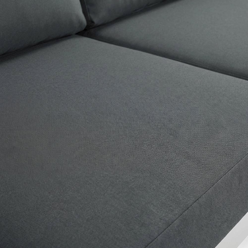 Gray Fabric Outdoor Patio Modular Sectional With Contemporary Style. Picture 5
