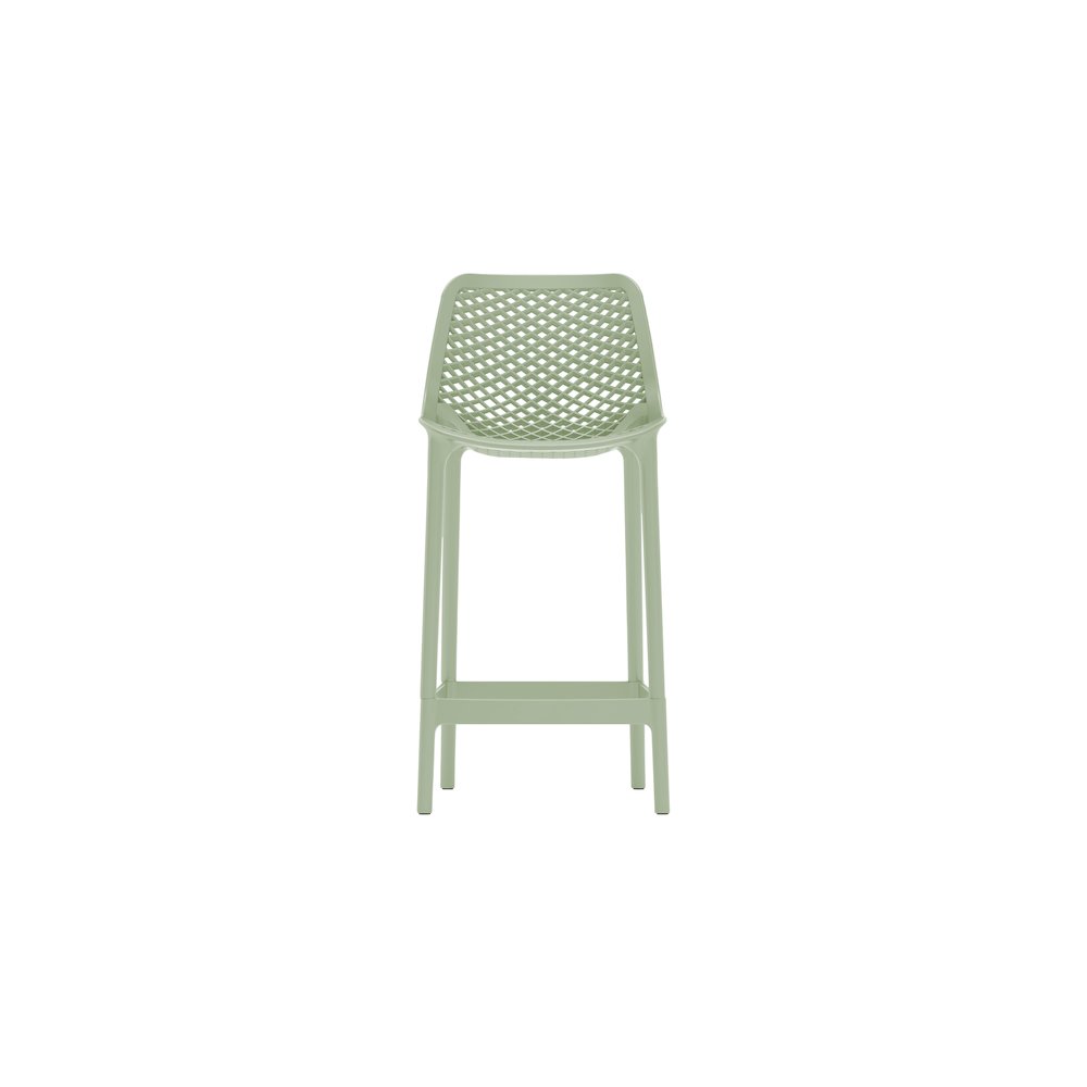 Mykonos Mint Outdoor Patio Stool, Set of 4. Picture 4