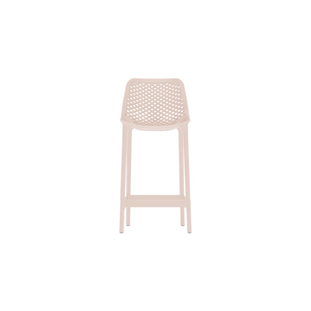 Mykonos Pink Outdoor Patio Stool, Set of 4. Picture 4