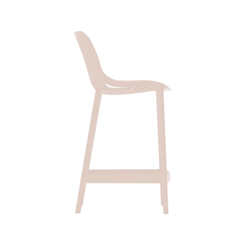 Mykonos Pink Outdoor Patio Stool, Set of 4. Picture 5
