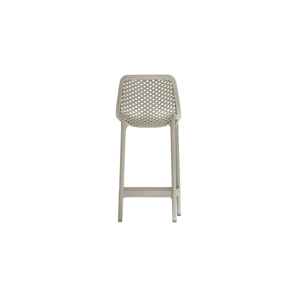 Mykonos Taupe Outdoor Patio Stool, Set of 4. Picture 3