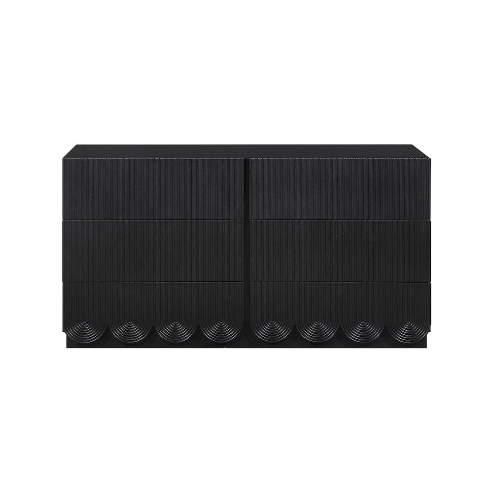 Scallop Black Dresser. Picture 2