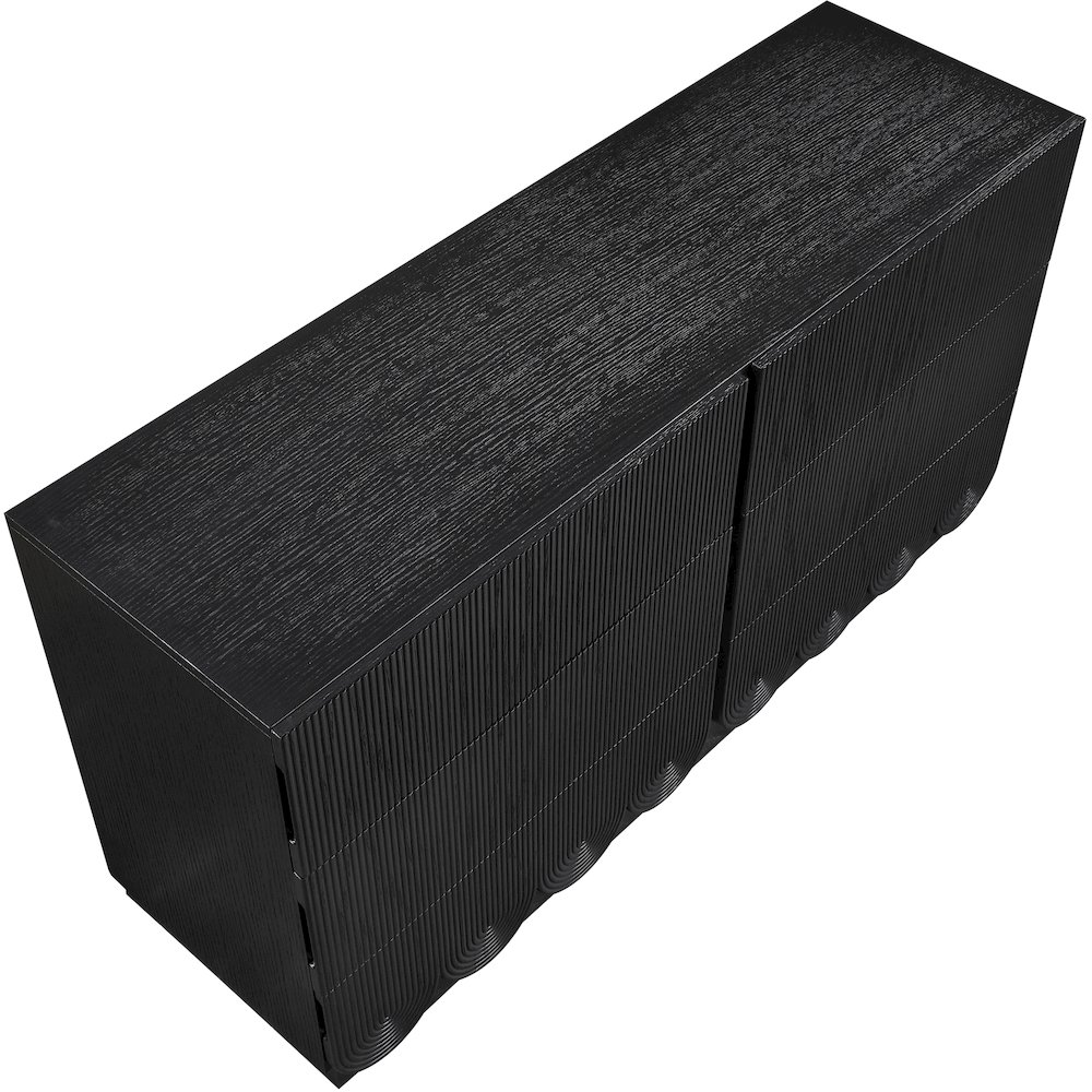 Scallop Black Dresser. Picture 6