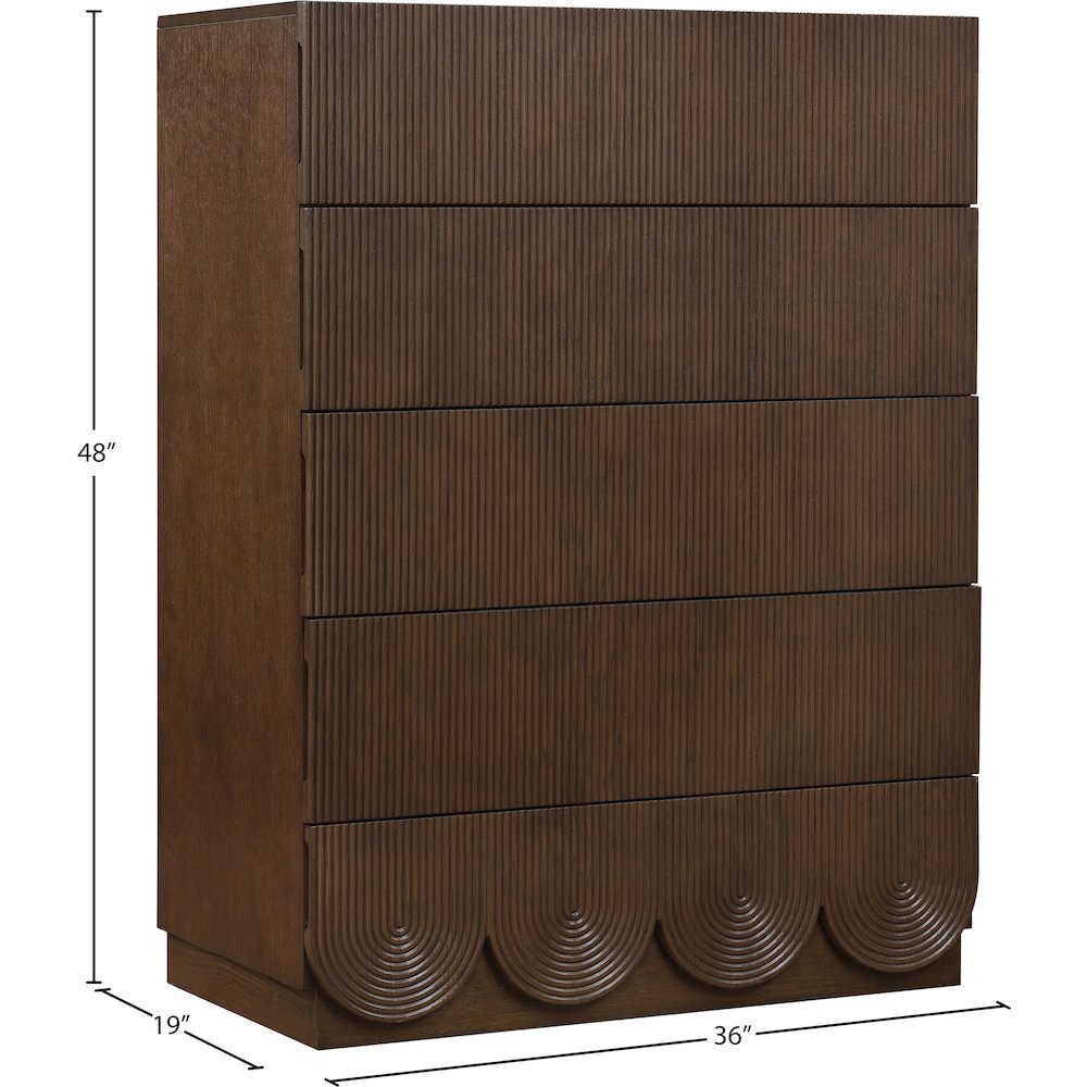 Scallop Brown Chest. Picture 8