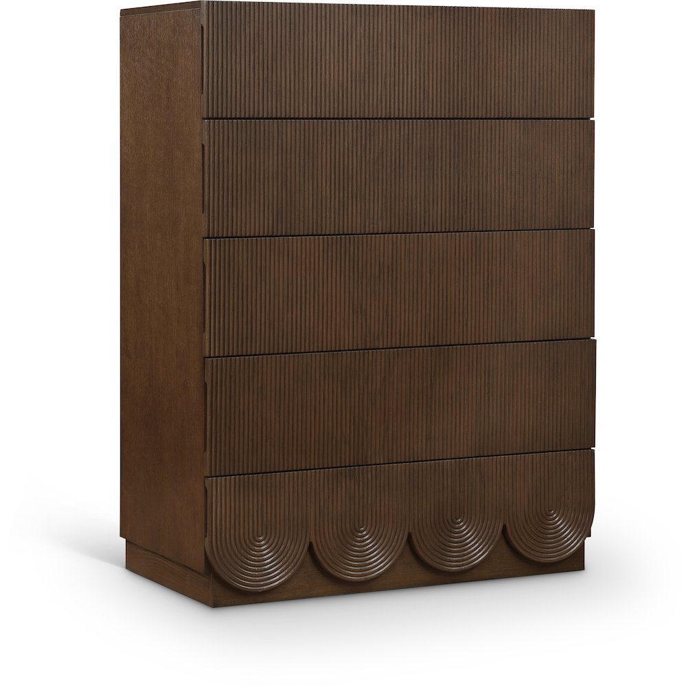 Scallop Brown Chest. Picture 1