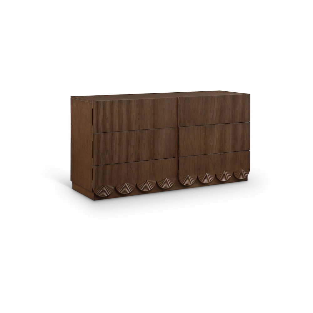 Scallop Brown Dresser. Picture 1