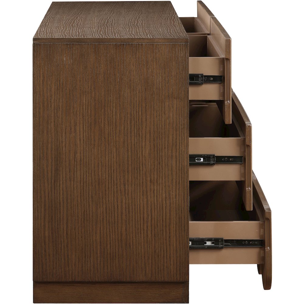 Scallop Brown Dresser. Picture 5