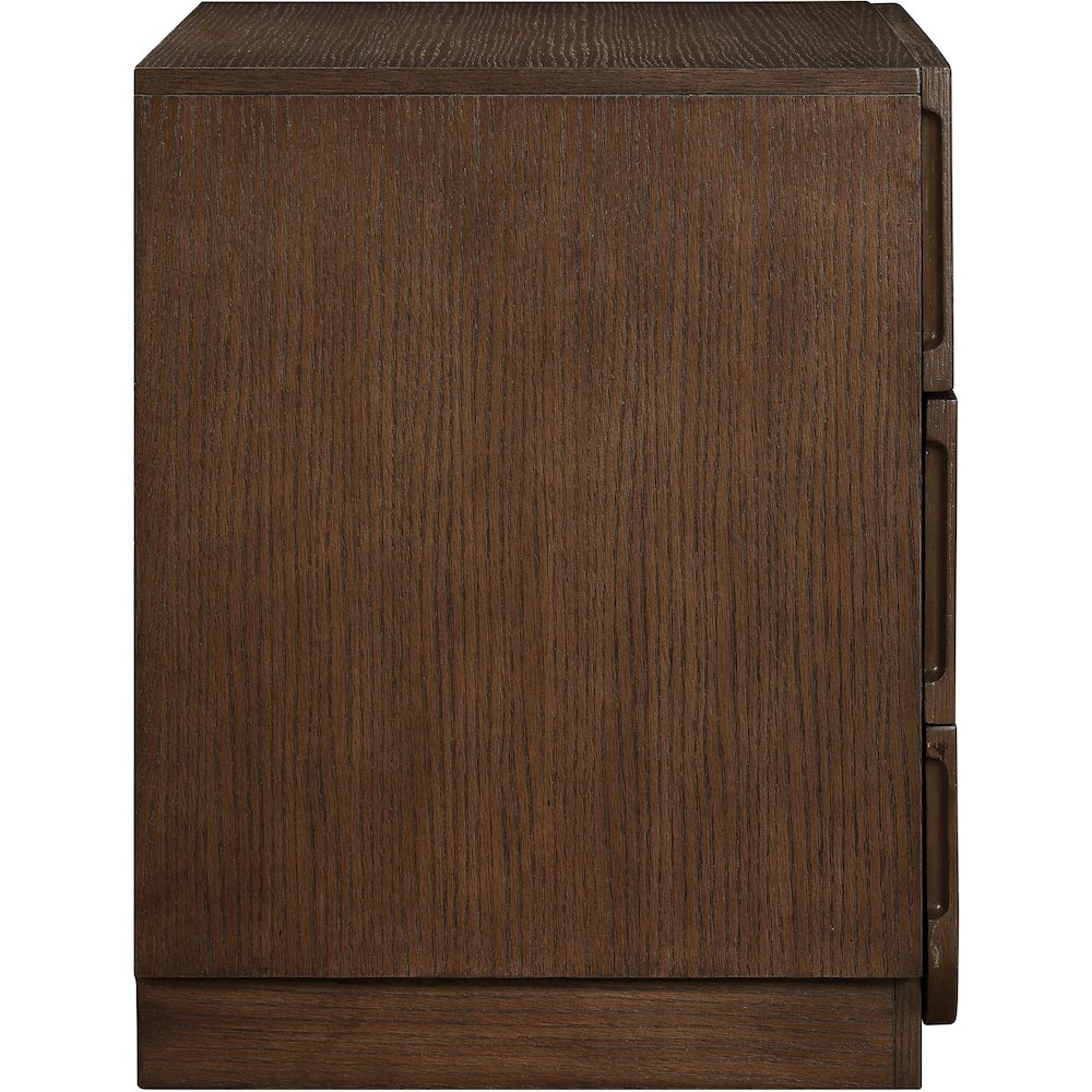 Scallop Brown Night Stand. Picture 3
