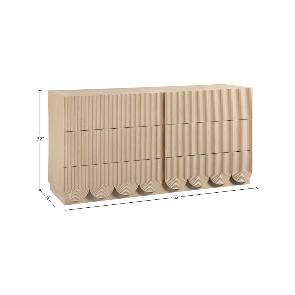 Scallop Natural Dresser. Picture 8