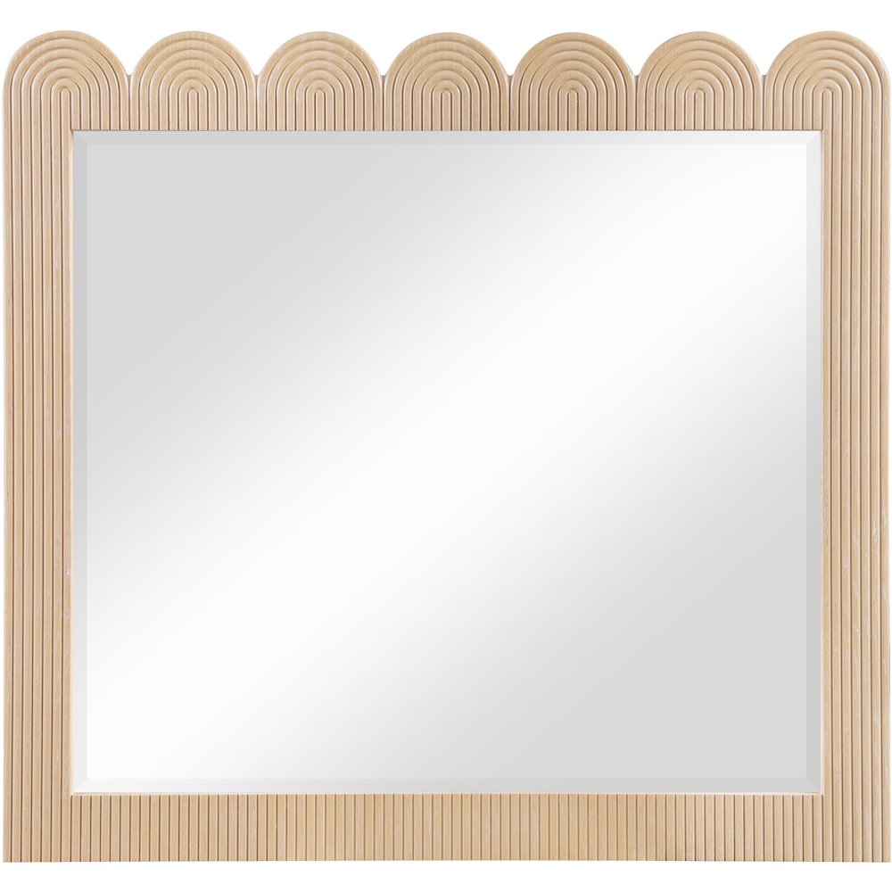 Scallop Natural Mirror. Picture 2