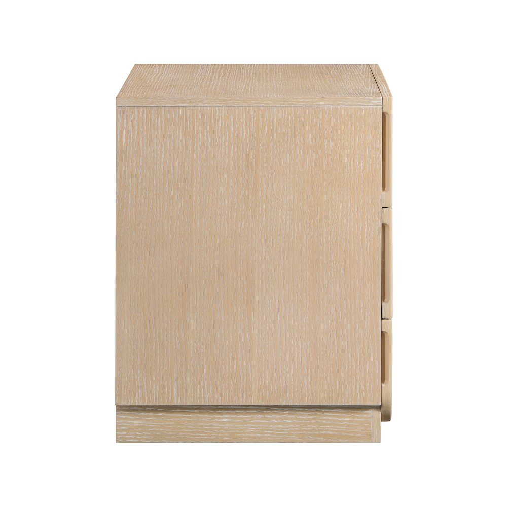 Scallop Natural Night Stand. Picture 3