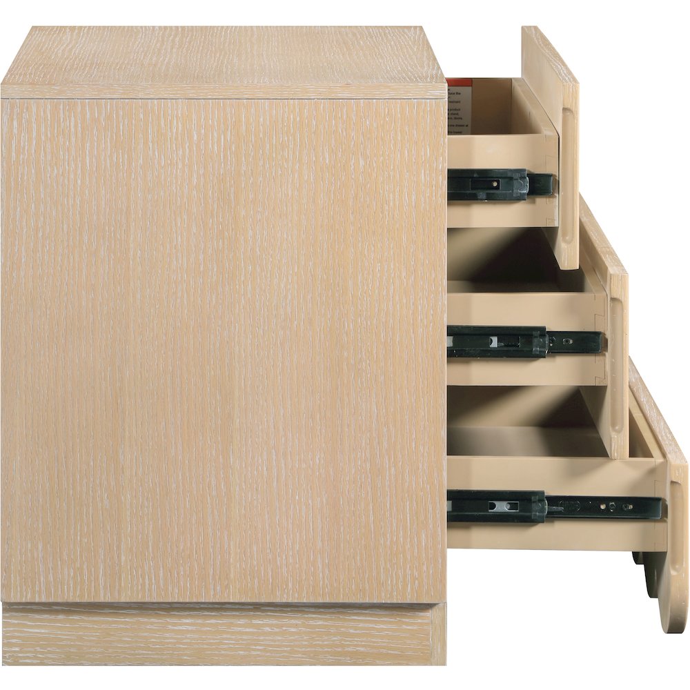 Scallop Natural Night Stand. Picture 5