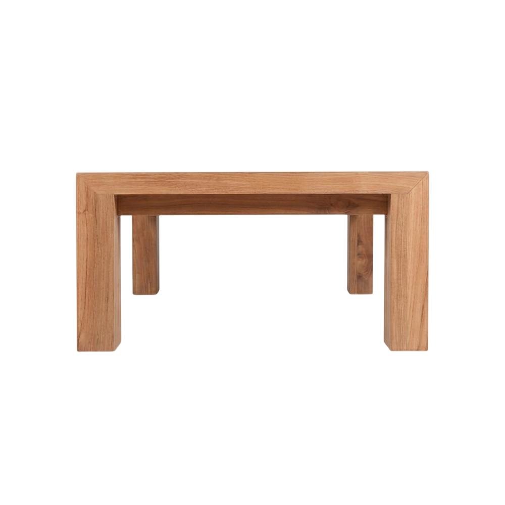 Teak Outdoor Coffee Table With Contemporary Style And Durable Finish. Picture 4