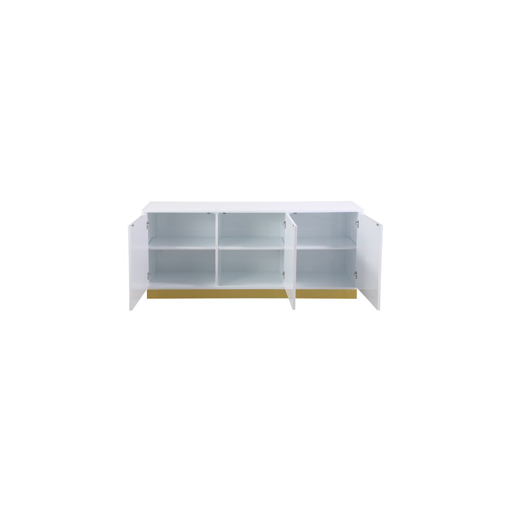 Cosmopolitan White Lacquer Sideboard/Buffet. Picture 2