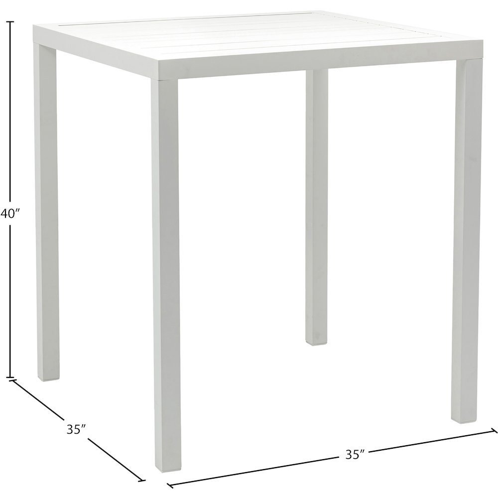 Maldives Outdoor Patio Square Bar Table. Picture 6