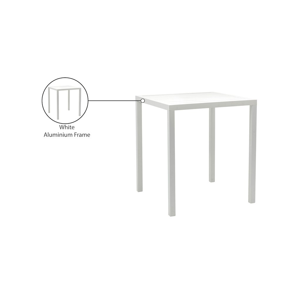 Maldives Outdoor Patio Square Bar Table. Picture 7