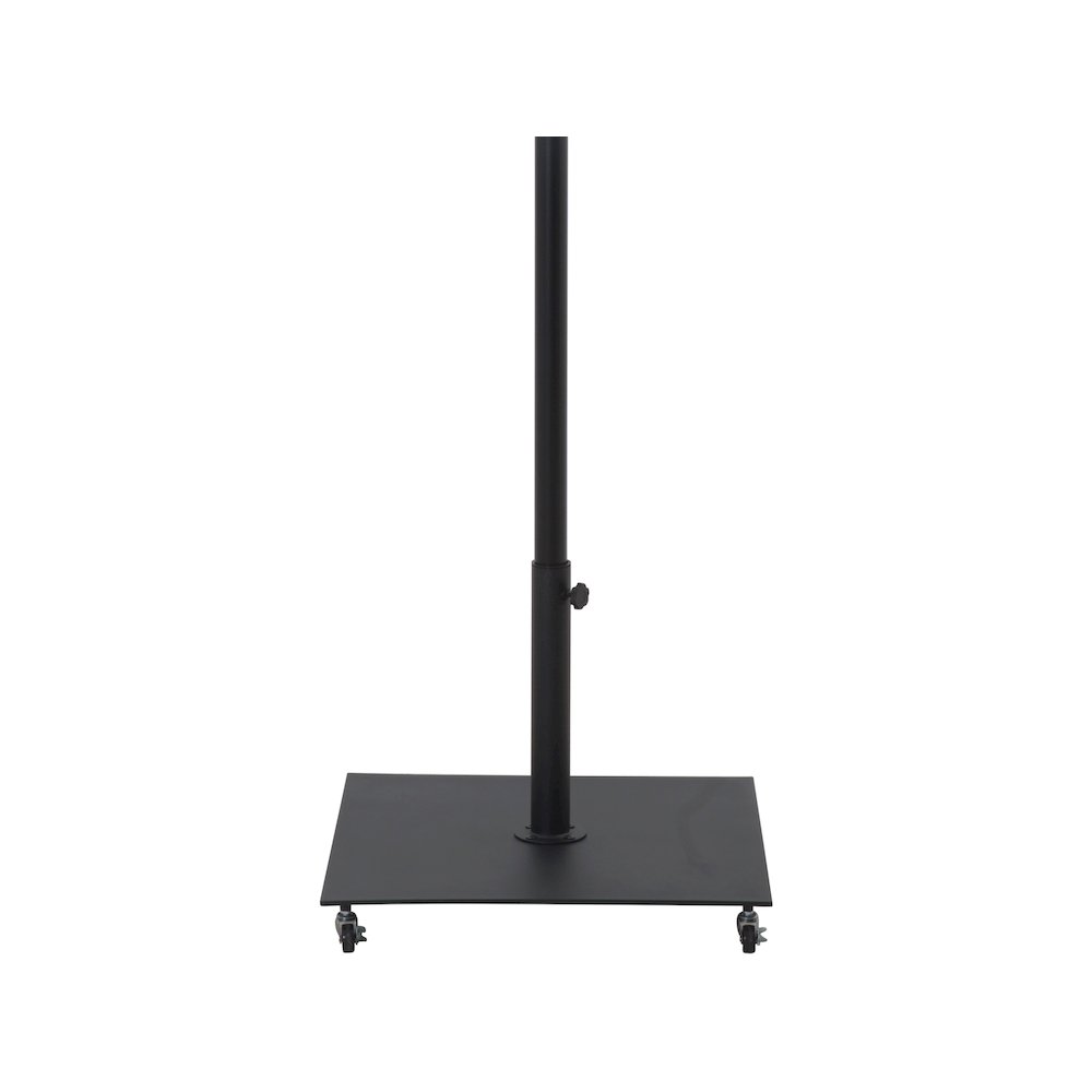 Belize Matte Black Steel Patio Umbrella Base. Picture 9