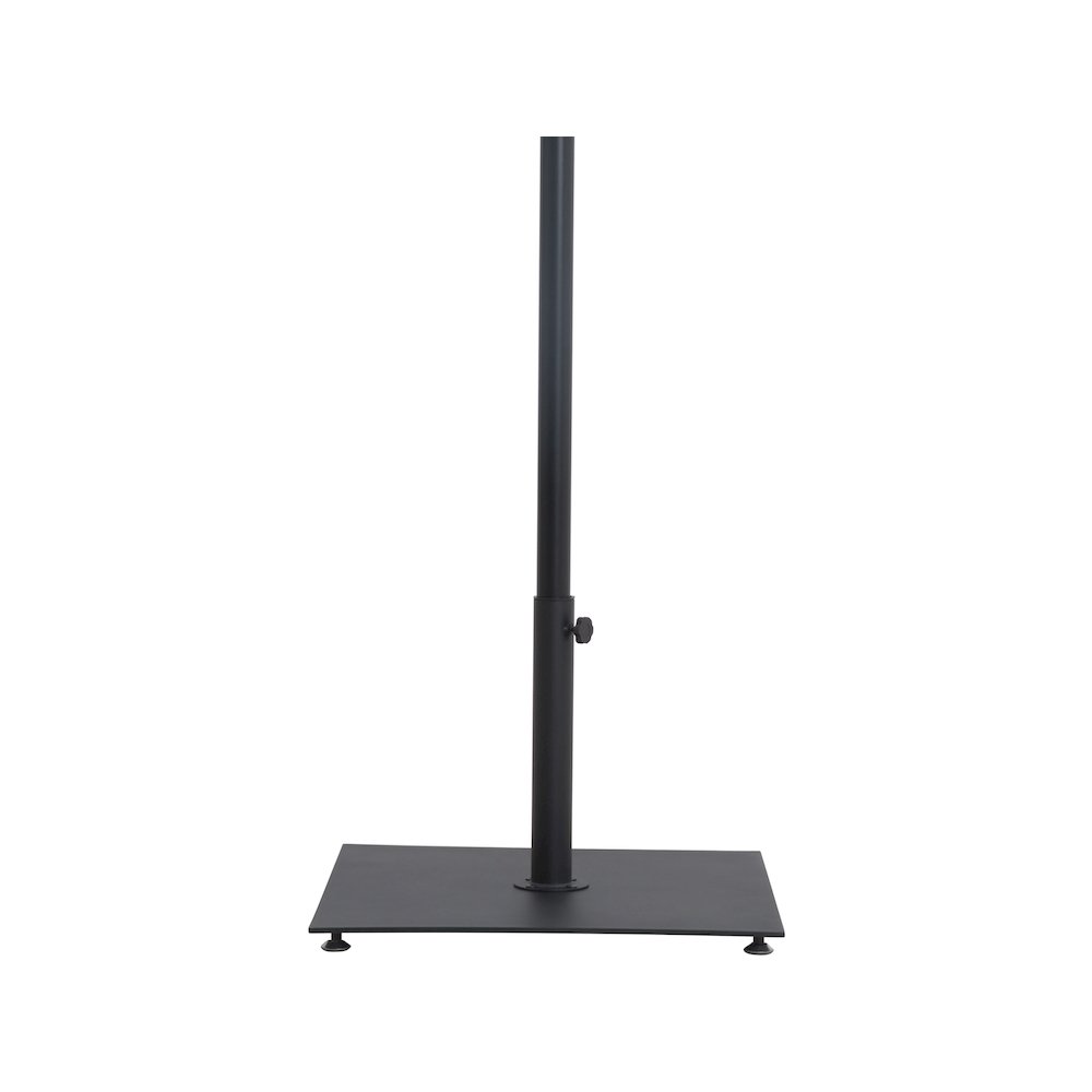 Belize Matte Black Steel Patio Umbrella Base. Picture 7