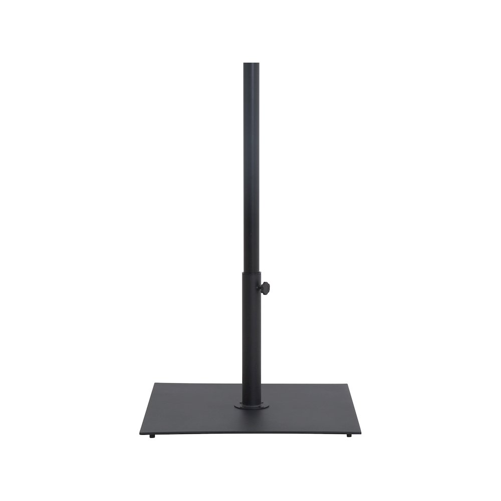Belize Matte Black Steel Patio Umbrella Base. Picture 8