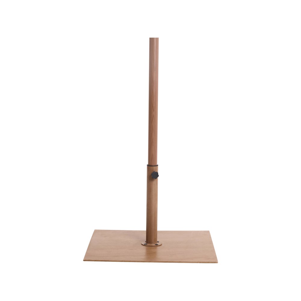 Belize Teak Steel Patio Umbrella Base. Picture 8