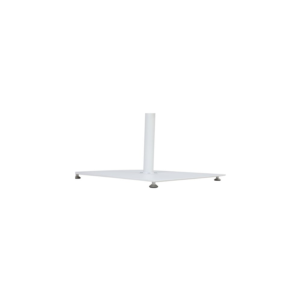 Belize Matte White Steel Patio Umbrella Base. Picture 11