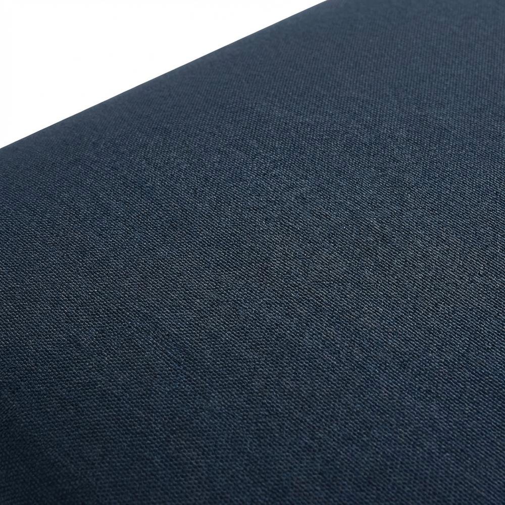 Navy Fabric Outdoor Patio Modular Sofa, Contemporary Style, Durable Material. Picture 5