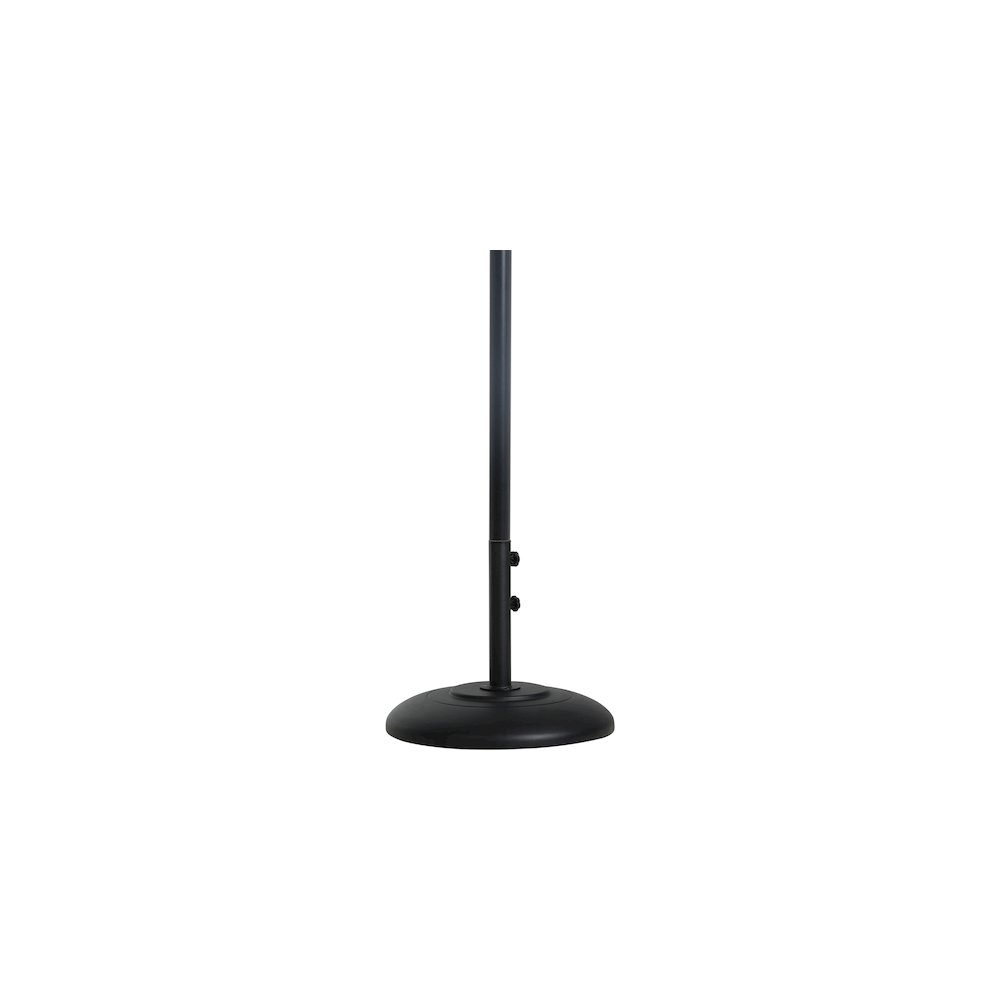 Cozumel Matte Black Steel Patio Umbrella Base. Picture 5