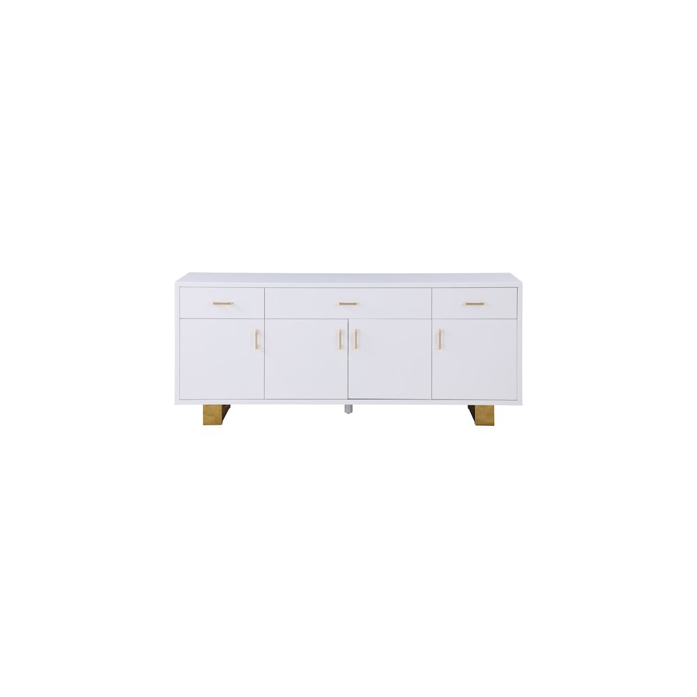Excel White Lacquer Sideboard/Buffet. Picture 2