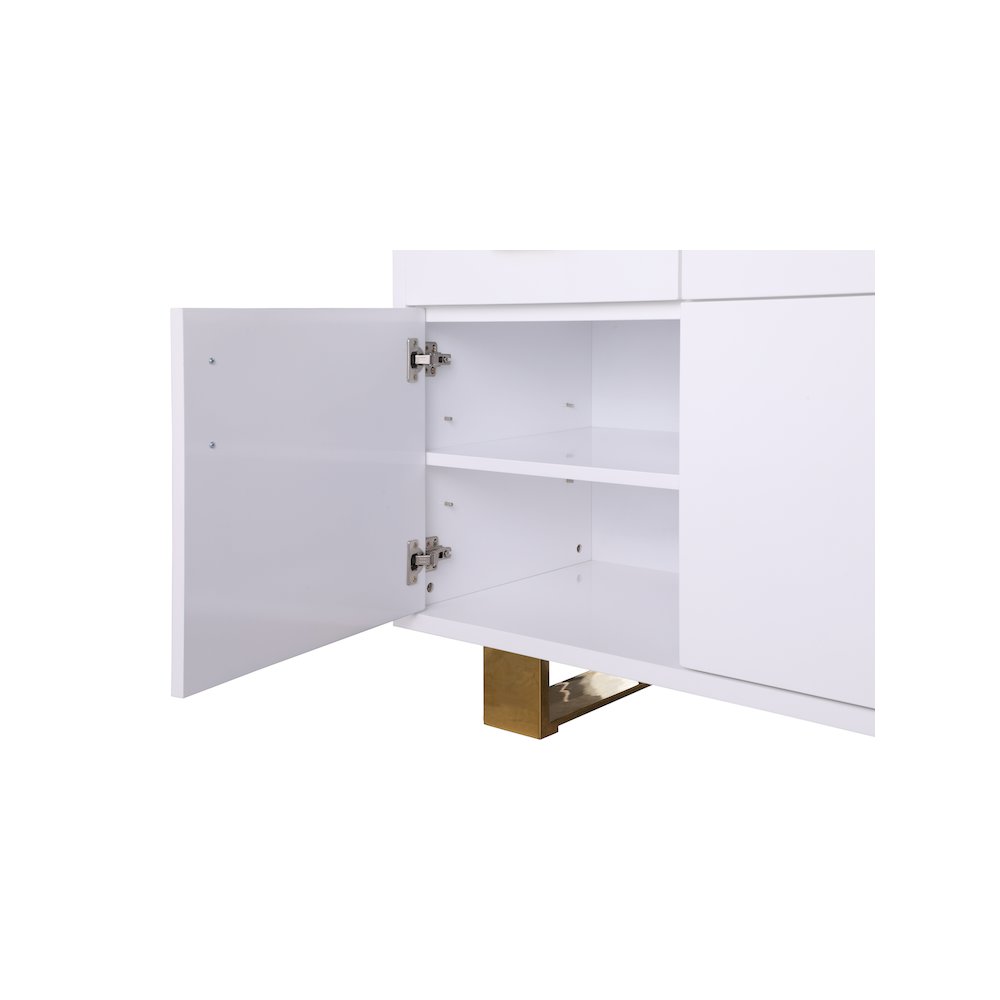 Excel White Lacquer Sideboard/Buffet. Picture 5