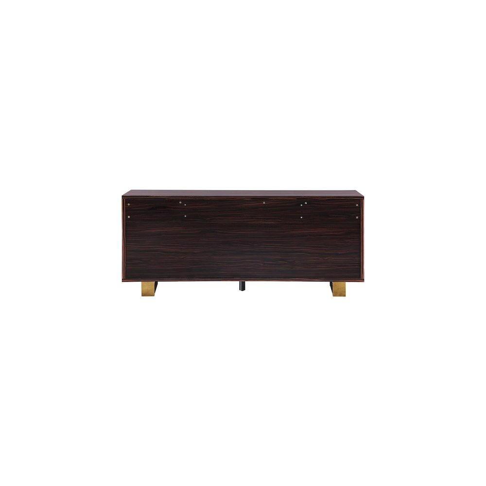 Excel Brown Zebra Wood Veneer Lacquer Sideboard/Buffet. Picture 3