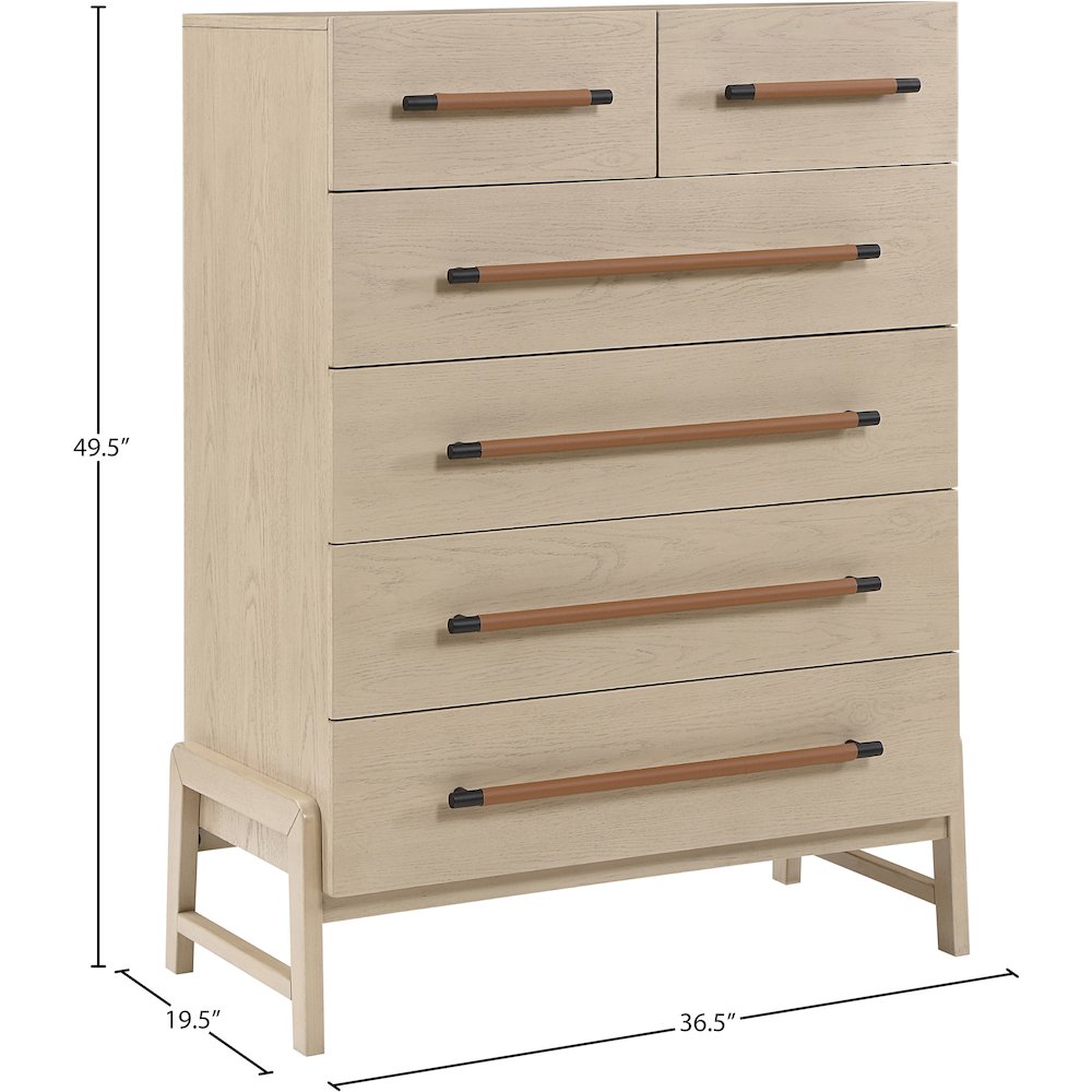 Kaya Natural Vegan Leather Chest. Picture 10