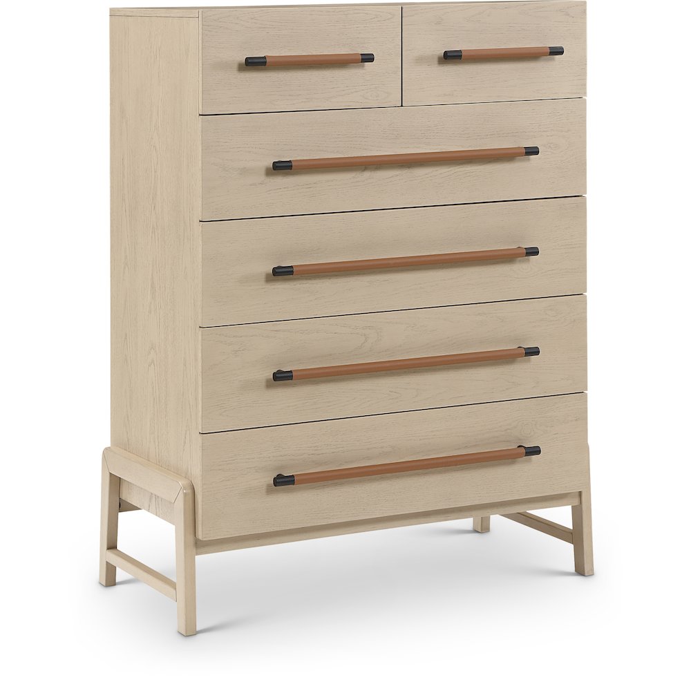 Kaya Natural Vegan Leather Chest. Picture 1