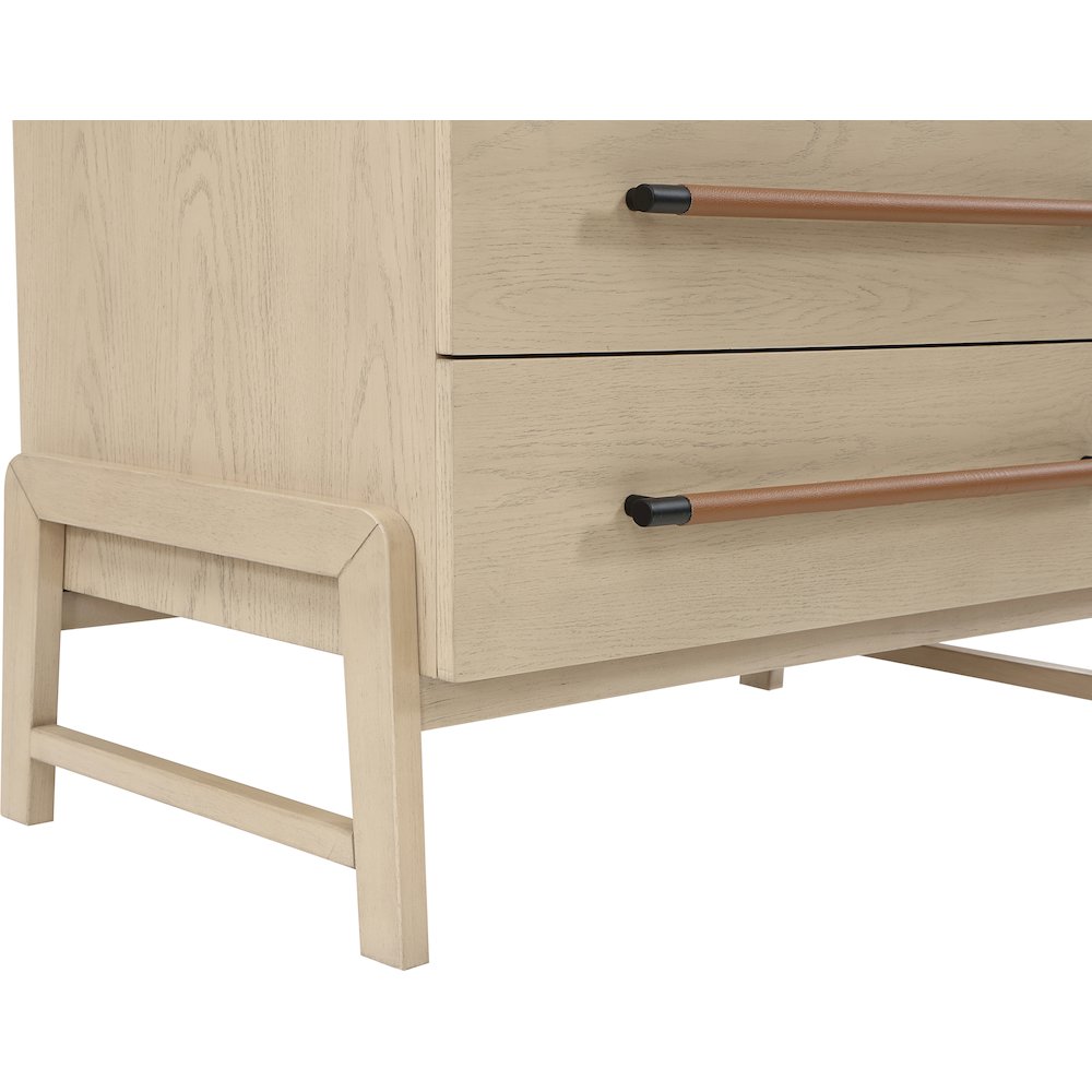 Kaya Natural Vegan Leather Chest. Picture 6