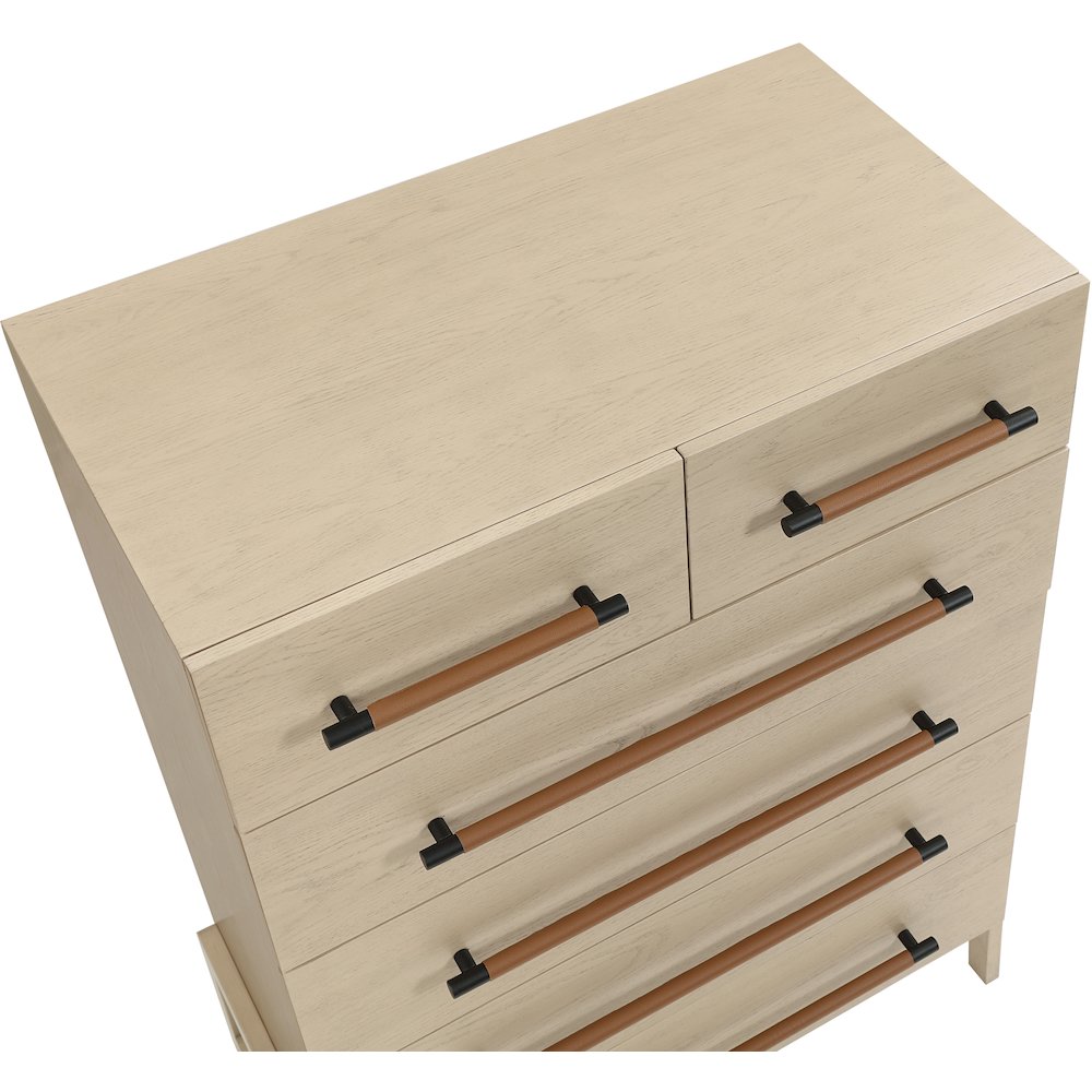 Kaya Natural Vegan Leather Chest. Picture 7