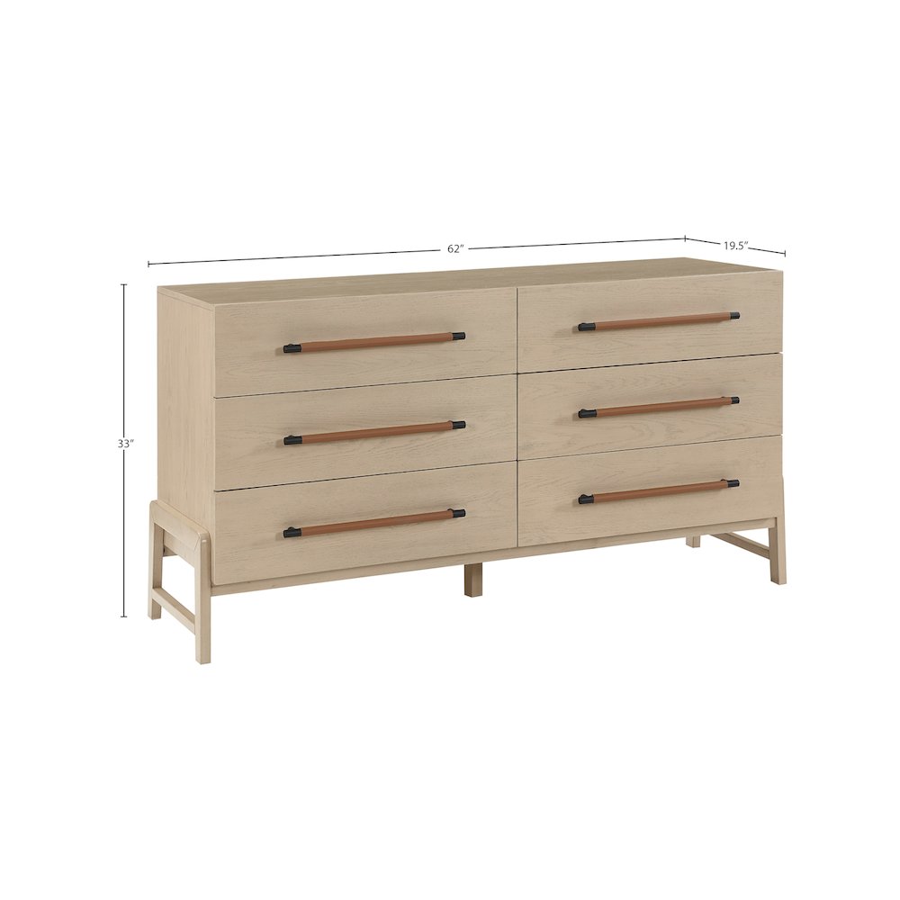 Kaya Natural Vegan Leather Dresser. Picture 10