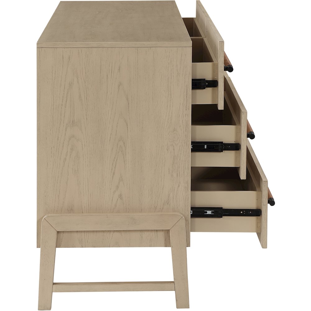 Kaya Natural Vegan Leather Dresser. Picture 4