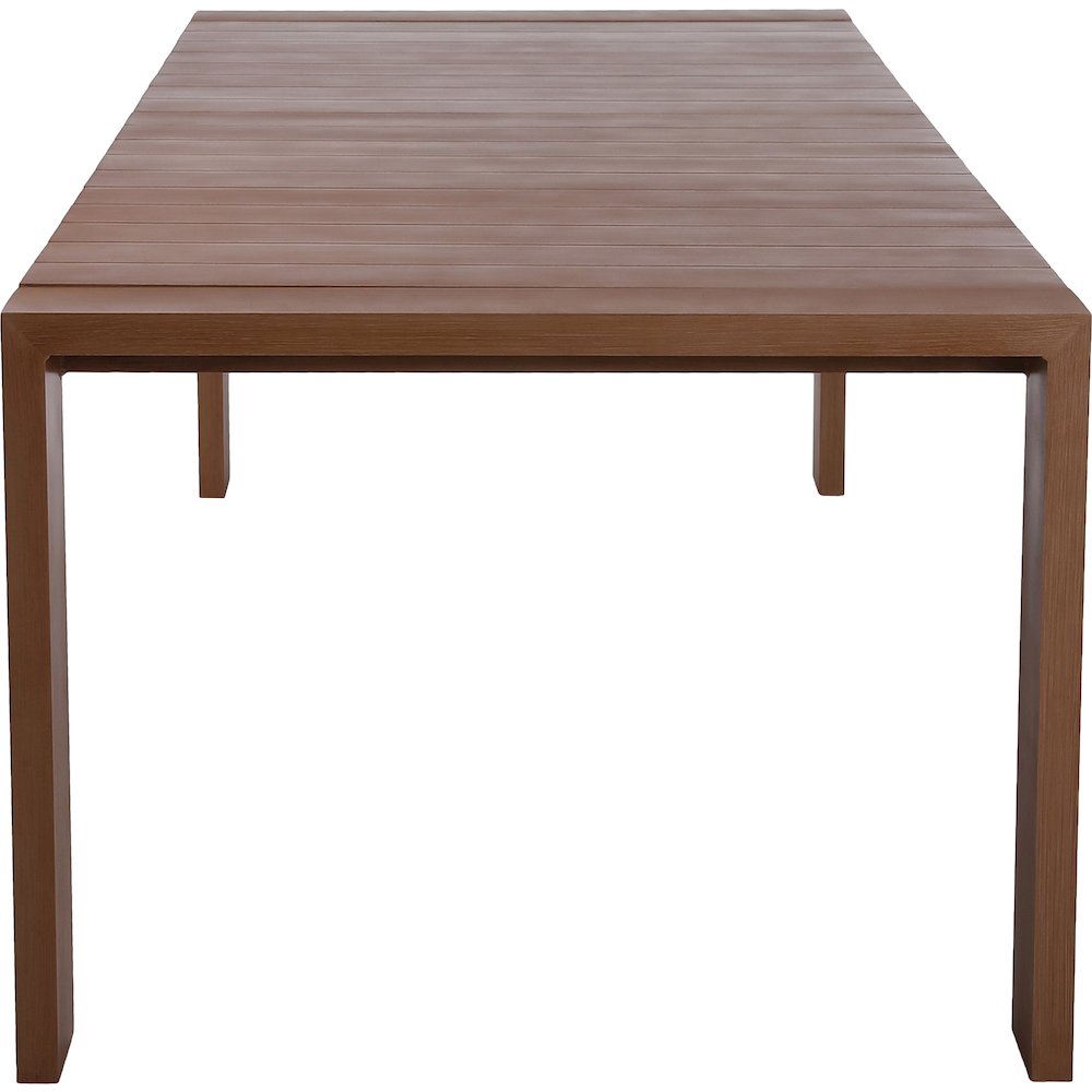Maui Natural Outdoor Patio Dining Table. Picture 4